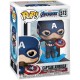 POP figure Marvel Avengers Endgame Captain America with Broken Shield & Mjolnir