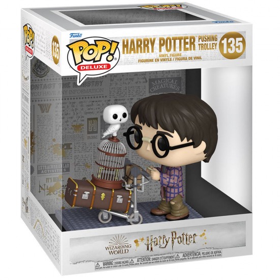 POP figure Harry Potter Anniversary Harry Pushing Trolley