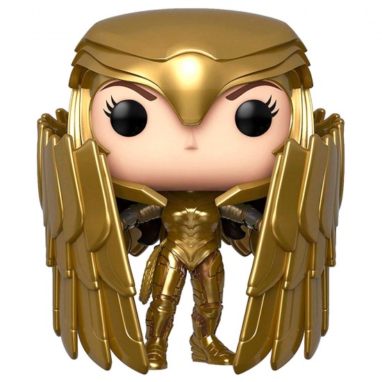 POP figure DC Comics Wonder Woman 84 - Wonder Woman Gold Shield Metallic Exclusive
