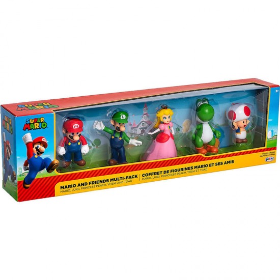 Nintendo Super Mario set 5 figures 6cm