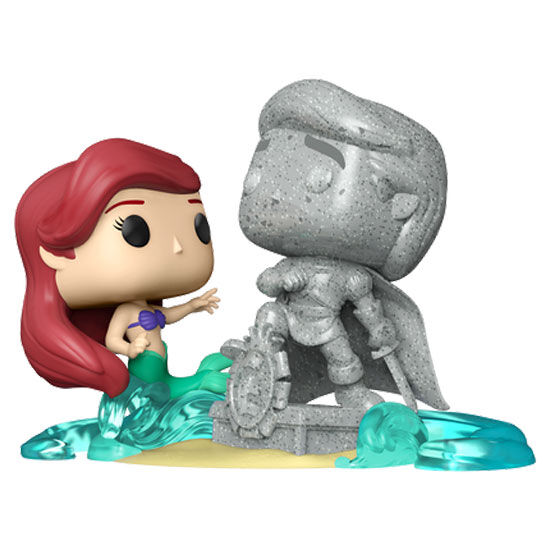 POP figure Disney Ultimate Princess The Litle Mermaid Ariel & Statue Eric Exclusive