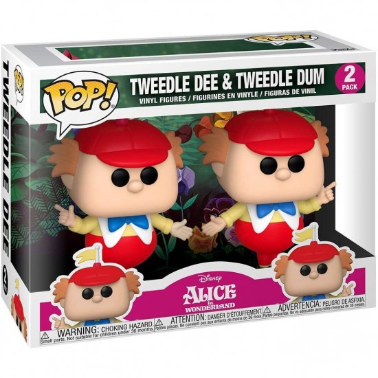 POP pack 2 figures Disney Alice in Wonderland 70th Tweedle Dee and Dum