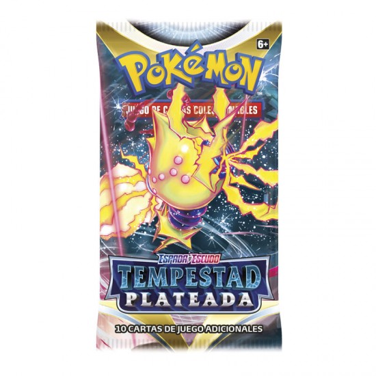 Spanish Display 36 envelopes Collectable Cards Pokemon Sword and Shield Silver Storm