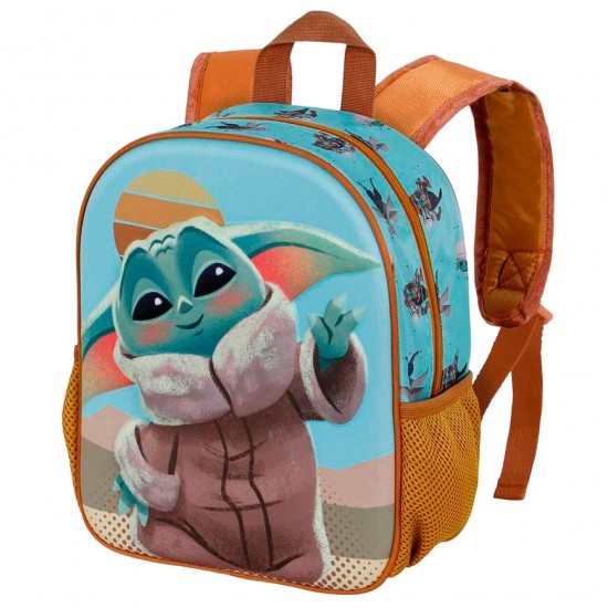 Star Wars The Mandalorian Grogu Say Hi 3D backpack 31cm