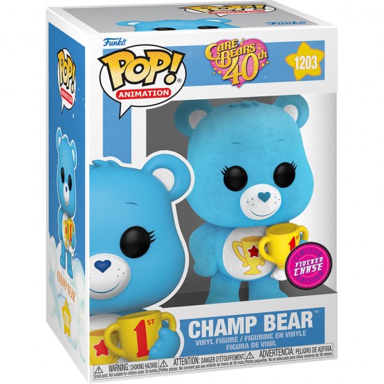 Pack 6 POP figures Care Bears 40th Anniversary Champ Bear 5 + 1 Chase