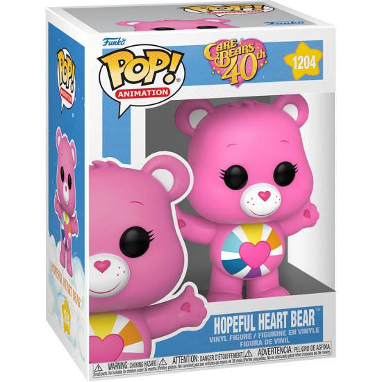 Pack 6 POP figures Care Bears 40th Anniversary Hopeful Heart Bear 5 + 1 Chase