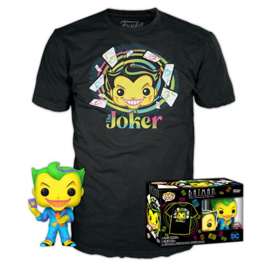 Set figure POP & Tee DC Comics Batman Joker Exclusive L