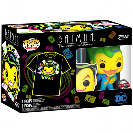 Set figure POP & Tee DC Comics Batman Joker Exclusive L