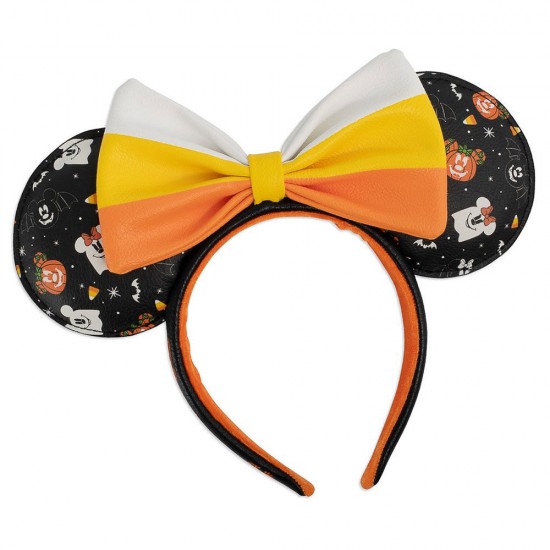 Loungefly Disney Mickey and minnie Spooky Halloween Backpack + headband set 27cm