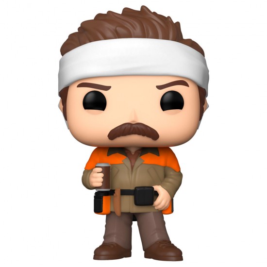 POP figure Parks and Rec Hunter Ron 5 + 1 Chase 6 Τεμ.