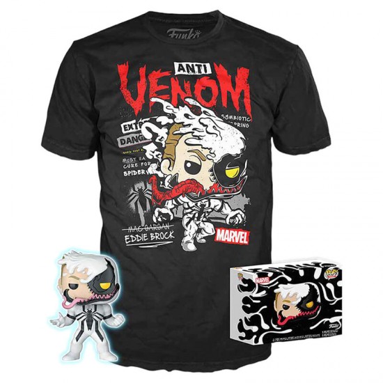 Set POP figure & Tee Marvel Anti-Venom M