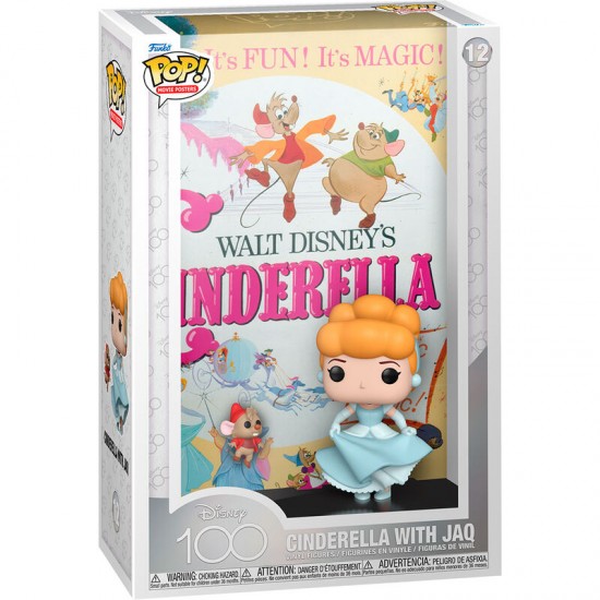 POP figure Movie Poster Disney 100Th Anniversary Cinderella