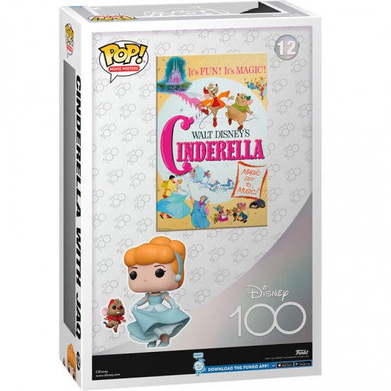 POP figure Movie Poster Disney 100Th Anniversary Cinderella
