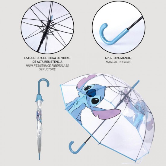 Disney Stitch manual umbrella 60cm 4 Τεμ.