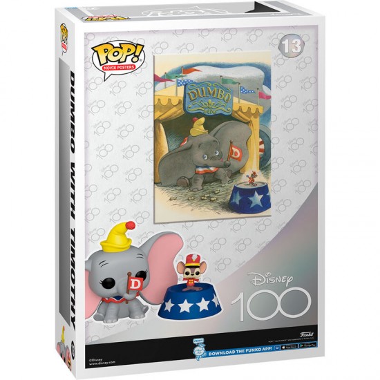 POP figure Movie Poster Disney 100Th Anniversary Dumbo