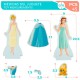 Disney Princess dresses wooden magnetic set