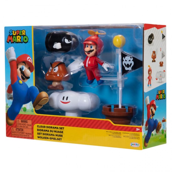 Nintendo Super Mario Cloud diorama set