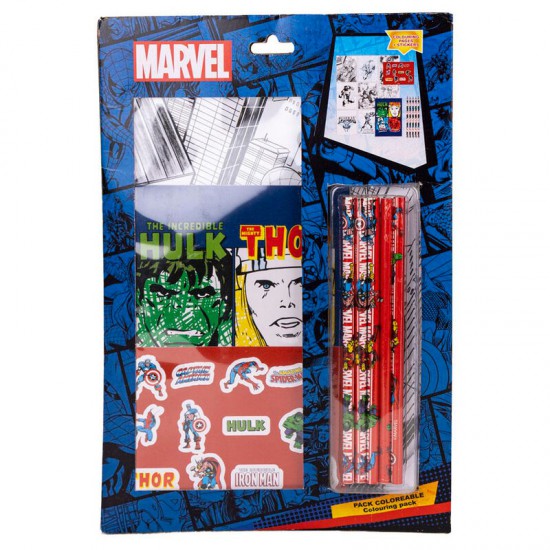 Marvel Avengers Colouring stationery set