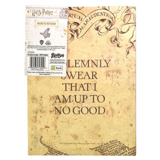 Harry Potter Marauders Map A5 Notebook
