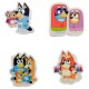 Bluey Set 4 erasers 12 Τεμ.