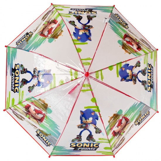 Sonic the Hedgehog manual transparent umbrella 48cm 12 Τεμ.
