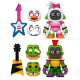 POP pack 2 figures Five Nights at Freddys Montgomery Gator and Glamrock Chica