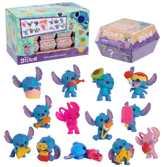 Disney Burguer Stitch assorted figure 5cm 24 Τεμ.