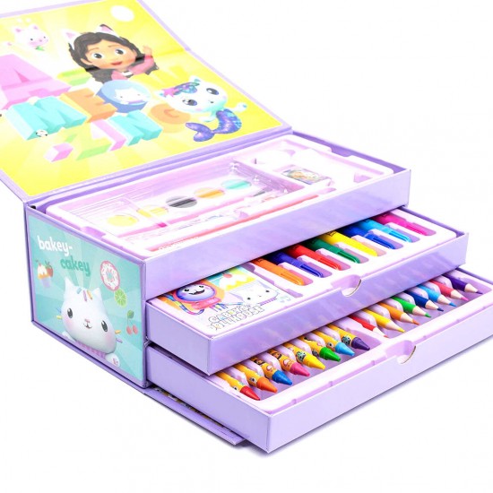 Gabbys Dolls House Colouring stationery case