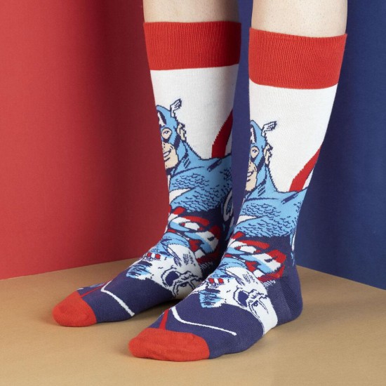 Captain America Marvel socks 6 Τεμ.