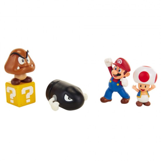 Nintendo Super Mario assorted set diorama 6 Τεμ.