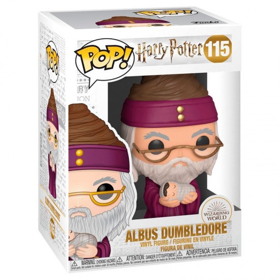 POP figure Harry Potter Dumbledore with Baby Harry