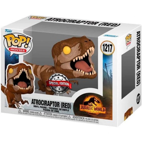 POP figure Jurassic World 3 Atrociraptor Red Exclusive