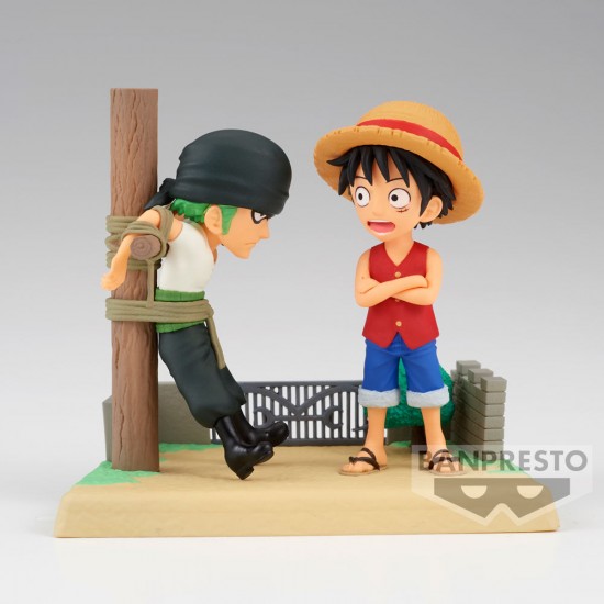 One Piece Log Stories Monkey D Luffy & Roronoa Zoro figure 7cm
