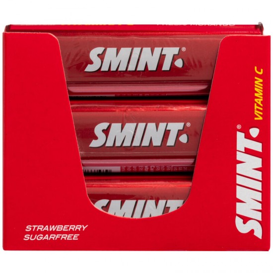Smint Strawberry tin 12 Τεμ.