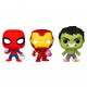 Carrot Pocket POP blister 3 figures Marvel Spiderman Hulk Iron Man