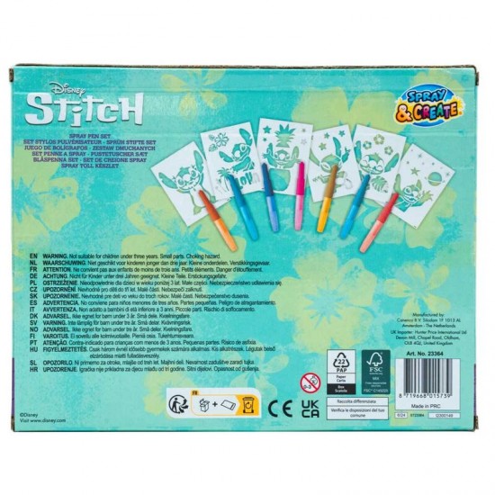 Disney Stitch airbrush set 6 Τεμ.
