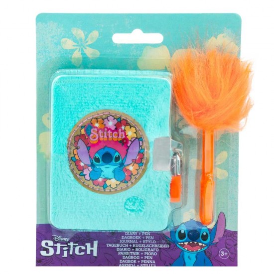 Disney Stitch Mini diary + pen 12 Τεμ.