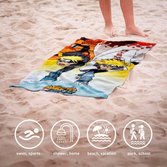 Naruto Shippuden cotton beach towel