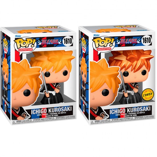 POP figure Bleach Ichigo Kurosaki 5 + 1 Chase 6 Τεμ.