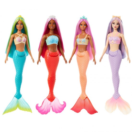 Barbie Mermaid assorted doll 4 Τεμ.