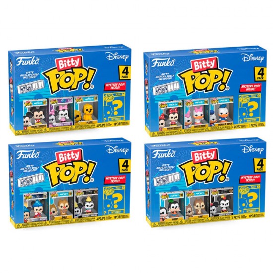 Assorted Blister 4 figures Bitty POP Disney Classic 12 Τεμ.