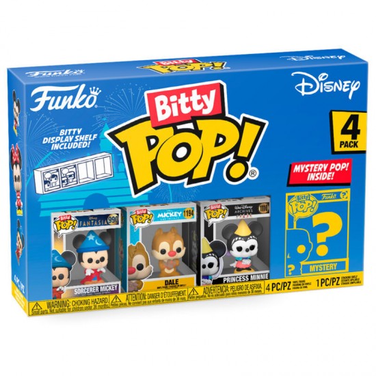 Assorted Blister 4 figures Bitty POP Disney Classic 12 Τεμ.