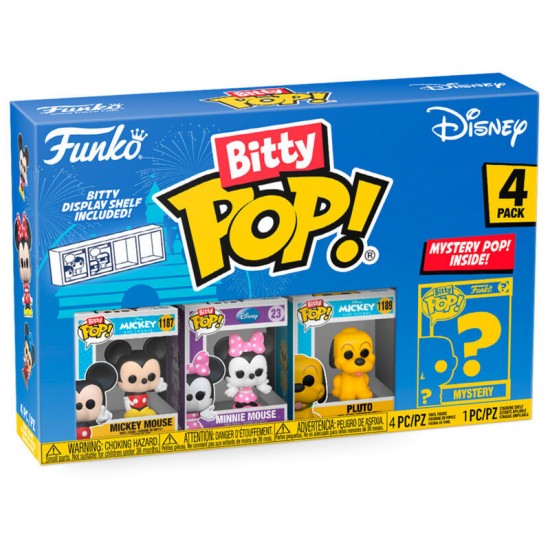 Assorted Blister 4 figures Bitty POP Disney Classic 12 Τεμ.