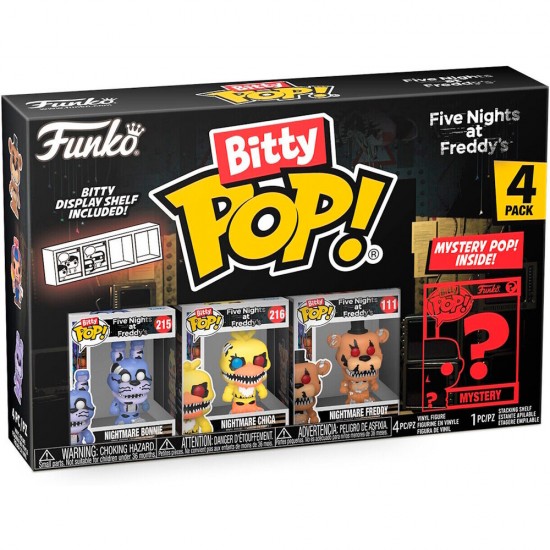 Assorted Blister 4 figures Bitty POP Five Nights at Freddys 12 Τεμ.