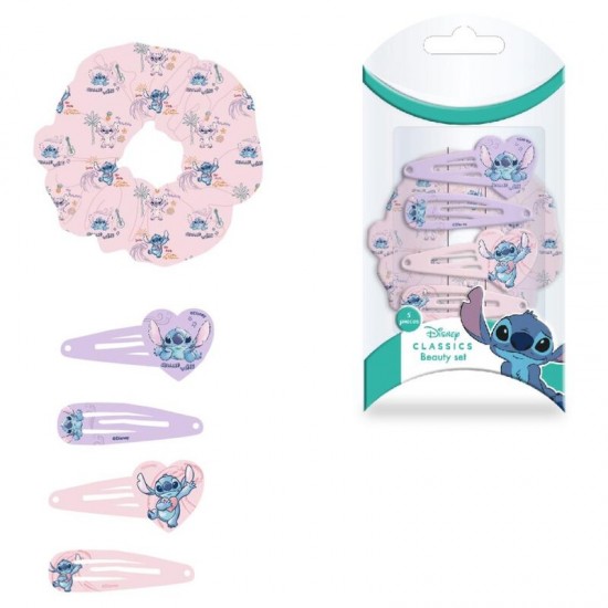 Disney Stitch hair accessories set 6 Τεμ.
