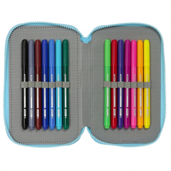 Bluey triple pencil case 36pcs