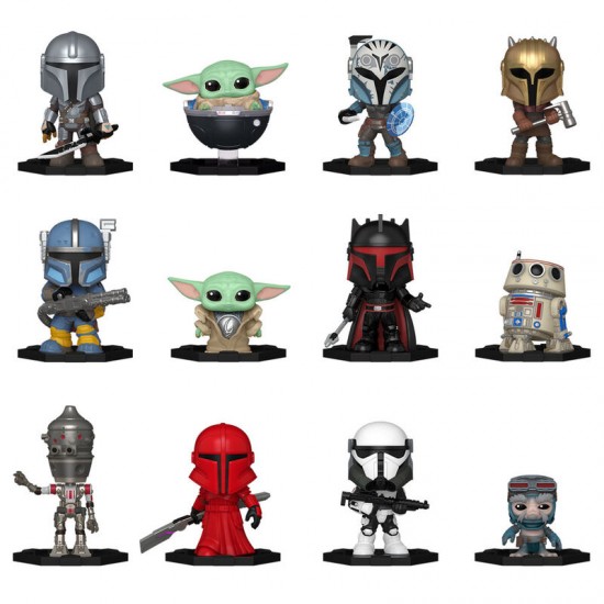 Assorted Mystery Mini figure Star Wars The Mandalorian 12 Τεμ.