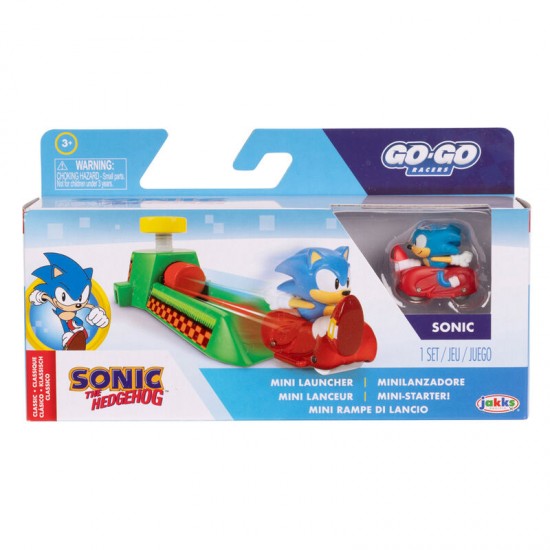 Sonic Go Go Racers assorted launchers cars 4 Τεμ.