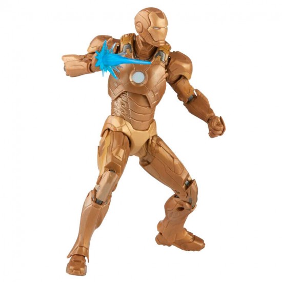 Marvel The Infinity Saga Iron Man 3 Happy Hogan and Iron Man Mark XXI set 2 figures 15cm
