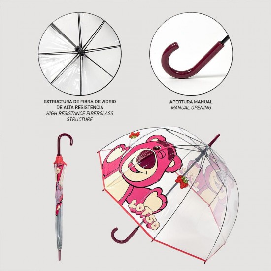 Disney Toy Story Lotso manual umbrella 60cm 4 Τεμ.